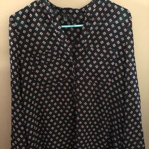 MNG Casual flows sheer blouse